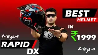 New Vega Rapid Dx with Smoke Visor😍Budget Killer Helmet | Best Budget Helmet Under 1999 Only