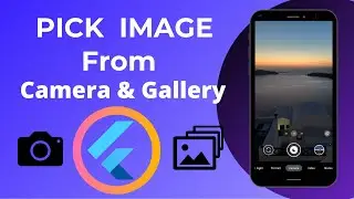 How to Pick Image from the Gallery in App Flutter Tutorials with source code 