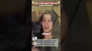 Cher and Alexander Edwards' Sweet Moments.#cher #couple #entertainment