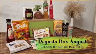 Degusta Box  August im Test 👍 👎 I Rabattcode f&uuml;r Euch🍩 I Ich teste f&uuml;r Euch 🧃 I #DegustaBox❤️