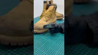HOW TO CLEAN TIMBERLAND BOOTS🍋&zwj;🟩 #suedecleaner #cleaningkit #timberlands #sneakercleaning