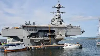 Inside aircraft carrier USS Gerald R. Ford