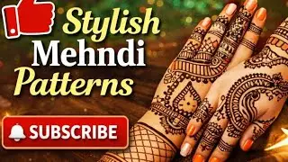 🎨 Relaxing Mehndi Designs Live Loop | Arabic & Indian Henna Art