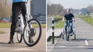 Eenvoudig stoppen met lage instapfiets Balance & Maxi Comfort