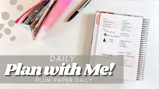 DAILY PLAN WITH ME! | Plum Paper A5 Daily