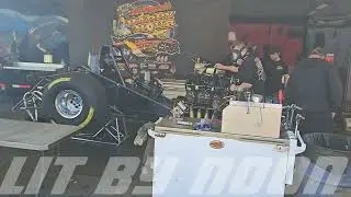 Tim Boychuk The Happy Hour Nostalgia Funny Car Warm Up, Hot Rod Heritage Racing Series, 67th annual