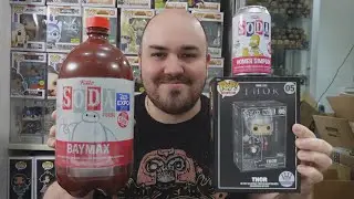 Unboxing Funko 3 Liter Baymax Soda, Homer Simpson Soda and Thor Funko Diecast - did we get a chase?