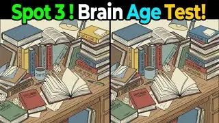 ✨Spot the Difference✨This One is REALLY HARD!🕵️‍♂️| BRAIN AGE TEST Vol.17