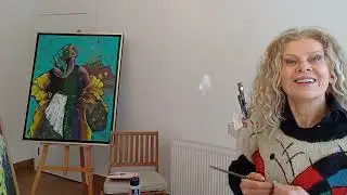 Ressam Nadire Özbek ile resim
