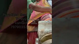 Golden Tissue Linen Saree Pink Color || Part Wear Tissue Linen Saree #tissuesarees #viral #shorts