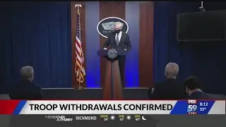 Troop withdrawals confirmed