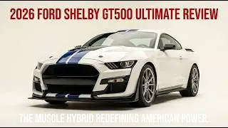 Ford Shelby GT500 2026 года &mdash; непревзойденный мускулистый гибрид, переосмысливающий американскую ...