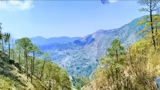 Way To Nainital The Lake Town. Enjoying The Traffic Jam Drive In Hill Station.The Beauty Of Nature..