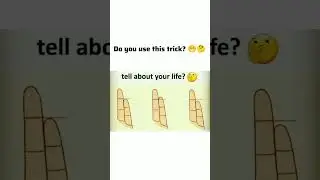 Do you use this trick?😁🤔//#childhood #funny #relatable #lifetricks #shorts #trending #viralshort