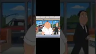 Peter Griffin standing still and in the background time goes fast
