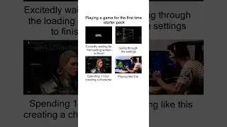 Playing a game for the first time starter pack meme #Memes