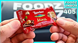 Loacker Mini Hazelnut Wafers Review - Foodz Unbox 405
