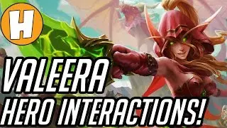 Valeera Sanguinar - Heroes of The Storm New Voice Lines & Interactions! | Hammeh