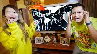 PRANK ZAINAL TV PECAH!! DIA SEDIH GAK BISA NONTON TV LAGI!!