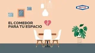 FAMSA | ELIGE TU COMEDOR DE ACUERDO A TU ESPACIO