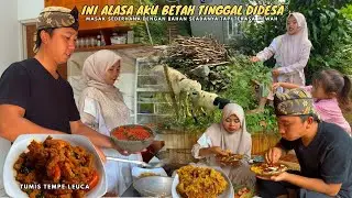 KEHIDUPANKU DIDESA | SEDERHANA DIBIKIN BETAH, MASAK MENU SEADANYA TAPI NIKMAT LUARBIASA