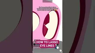 LASSO EYE LINER HACK #lassotool #arthack #ibispaintx #pr3typriincess #forsaken #c00lkidd