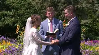 Elizabeth Park in West Hartford, CT Wedding Ceremony 2020