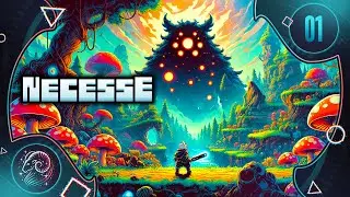 Necesse ⚔️ #1 [FR] : D&eacute;couverte &eacute;pique et combat contre notre premier boss ! | Let's plays