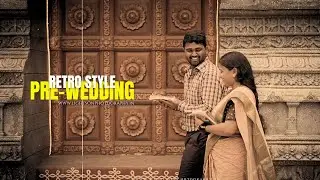 Retro Style Pre Wedding Shoot Song | Bhanu 💕 Ganesh Lights On Photography India by ఫోటోలమ్మాయ్