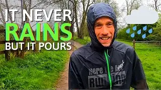 Training for a 50 Mile Ultra | North Downs Way 50 Weekly Training Vlog | IT NEVER RAINS BUT IT POURS