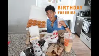 BIRTHDAY FREEBIE HAUL