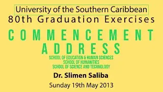 USC 80th Graduation | Commencement Address | Dr. Slimen Saliba