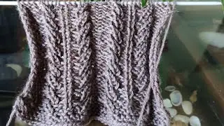 Cable knitting stitch pattern/ cable bunai for coat, sweater / bunai design / sweater bunai design