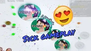 AGARIO MOBILE || BEST CANNON SPLIT/INVERSE