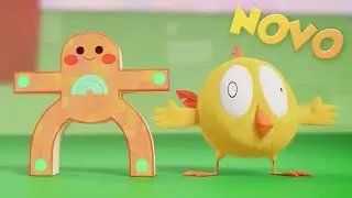 NOVO Os acrobatas | Onde está Chicky? | Pintinho amarelinho | Coleção desenhos animados Infantil