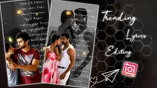 New Tamil Lyrics WhatsApp status Video Editing Tutorial in Inshot Tamil