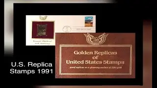 U.S. Golden Replica Stamps 1991