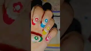Top 5 easy doting nail design at home without any tool 💅&hearts;️😍 #nailart #nails #trending #nailpolish