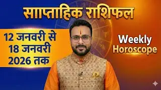 साप्ताहिक राशिफल :12 जनवरी से 18 जनवरी 2026 | Weekly Horoscope | Saptahik Rashifal Astrology