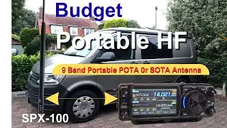 SPX-100 Portable HF POTA SOTA Antenna - Rated 100W