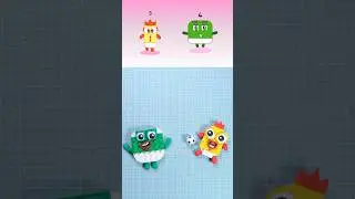LEGO Sprunki Numberblocks Baby 3, 4 - Three and Four Play Football ⚽️ and Accident