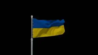 Looping Ukraine Flag Animation | 4K Quality
