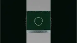 How to Draw a Seventeen Pointed Star (17/2 -17/3 -17/4 -17/5 -17/6-17/7 and 17/8) #shorts #geometry