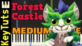 Forest Castle [Royal Revolt 2] - Medium Mode [Piano Tutorial] (Synthesia)