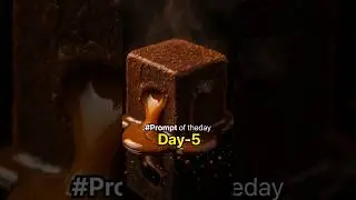 Melting Chocolate Macro Shot | AI Product Visual | ChatGPT Prompt Reel (9:16)