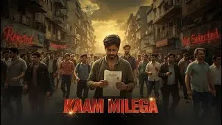 Kaam Milega 🔥 | Angry Emotional Hindi Rap Song 2025 | Unemployed Struggle Anthem | Bhaway Beats