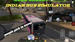 public pickups in treveling Indian Bus simulator please subscribe #viralvideo #trending