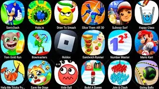 Roblox,Happy Glass,Help Me Tricky Puzzle,Sandwich Runner,Subway Surf,Mario Kart,Save The Doge,Sonic