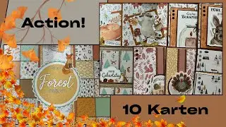ACTION! 10 Karten - Forest - Craft Sensations