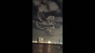 Mesmerising Drone Show on NYE in Dubai